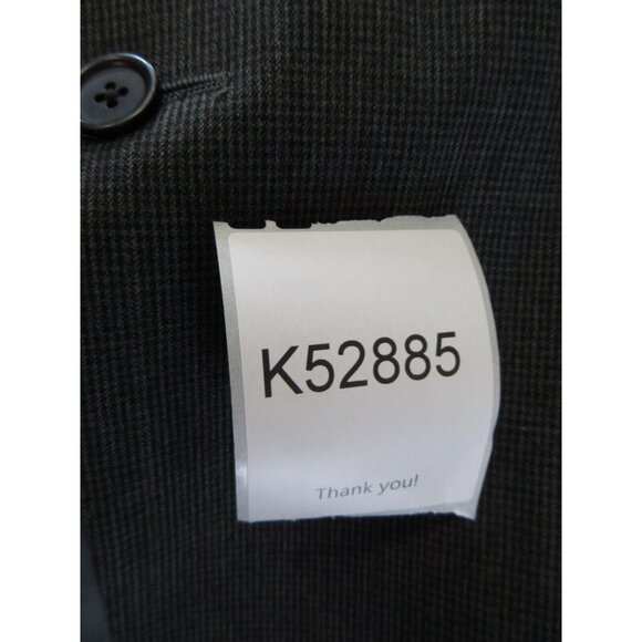 Samuelsohn Sport Coat 46 Long Blazer Houndstooth Wool Super 100 VINTAGE - Picture 14 of 14